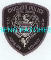 ILLINOIS,CHICAGO POLICE HOMELAND SECURITY DETAIL SECTION SUBDUED 1